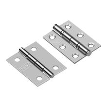 Dobradiças de aço inoxidável, reparação de dobradiças para porta de armário, janela, mobília, estante, conector de porta, hardware para casa durável com 10 peças 2024 - compre barato