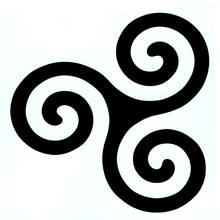 Three-legged celtic symbol Waterproof temporary tattoos men Celtic Tattoo henna tattoo sleeves tatoo temporary stickers 2024 - buy cheap