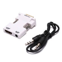 Adaptador VGA a Full HD 1080P, convertidor de Audio y vídeo, portátil, PC a TV, AV, HDTV 2024 - compra barato