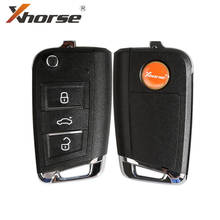Xhorse ключ для VW MQB стиль ключ 3 кнопки XKMQB1EN 10 шт./лот 2024 - купить недорого