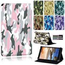 Capa tablet camuflagem para lenovo tab 8/tab (A8-50 a5500/s8-50)/tab (A7-30 a3300/50 A7-A3500)/guia yoga 4 plus/thinkpad tablet 2 2024 - compre barato