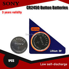 Sony-batería de litio CR2450 CR 100% Original, 2450, 3V, 550mah, para relojes, audífonos, podómetro, botón, celda de moneda 2024 - compra barato
