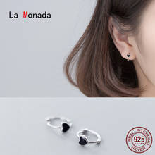 La Monada Hoop Earrings For Women Silver 925 Fine Women Earrings In Jewelry Minimalist Hoop Earrings 925 Sterling Silver Heart 2024 - buy cheap