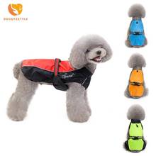 Reflective Dog Raincaot Waterproof Jacket Jumpsuit Pet Clothes For Small Medium Large Dog Yellow Rainwear Pet Clothes S-2XL 2024 - buy cheap