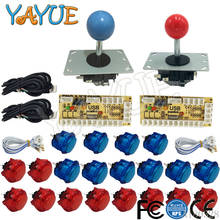Zero Delay Arcade Joystick and Buttons Kit USB Encoder Push Button with Cables For Arcade Game Machine MAME /PC /Raspberry Pi 2024 - buy cheap