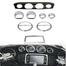 Motorcycle Speedometer Gauge Bezel Trim Kit For Harley Touring Electra Tri Glide Ultra Limited 2014 2015 2016 2017 2018 2024 - buy cheap