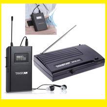 Takstar WPM-200 UHF Wireless Audio System Receiver LCD Display 6 Selectable Channels 50m Transmission with In-Ear Headphones 2024 - buy cheap