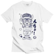 Dr Slump Manga Men T Shirt 100% Cotton Tee Robot Arale Tshirts Short Sleeved Graphic Japanese Anime T-shirt Gift 2024 - buy cheap