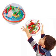 100 Barriers 3D Magic Intellect Ball Balance Maze Game Puzzle Toy Kids Gift 2024 - buy cheap