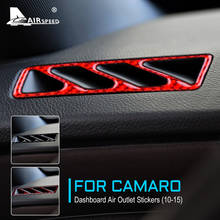 Carbon Fiber for Chevrolet Camaro 2010 2011 2012 2013 2014 2015 Accessories Car Dashboard Air Outlet Cover Interior Trim Sticker 2024 - buy cheap