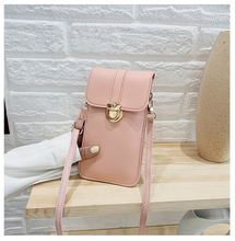 Bags 2022 New PU Leather Handbags Can Touch Screen Mobile Phone Bag Shoulder Messenger Small Bag Mini Lock Mobile Phone Bag 2024 - buy cheap