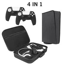 4in1 DustProof Cover For PS5 Console Silicone Cover Controller Protector Sleeve For PS5 Playstation 5 Headphone Storage Bag Case 2024 - buy cheap