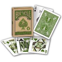 Baralho de cartas de jogo de pôquer, edição eco para bicicleta, tamanho de pôquer, uspcc, reciclável, cartas de mágica, adereços para mágico 2024 - compre barato