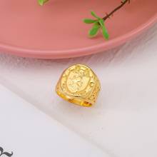 Punk Rings For Men Gold Color Lion Crown Signet Ring Top Quality Personality Gifts 2024 - buy cheap