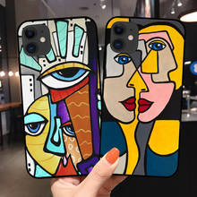 Fashion abstract art Case For iPhone 11 MAX XS XR Pro 6 6S 7 8 Plus 5 5S SE black Soft TPU silicone Phone Case 2024 - buy cheap