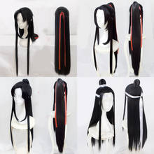 Peluca larga de pelo sintético para hombres y niños, accesorio de Cosplay de gran maestro demoníaco Lang Wngji Wei Wuxian, decoración de fiesta, 1 pieza 2024 - compra barato