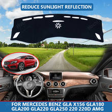 Capa para painel automotivo, capa para mercedes benz gla xarmacao acrílico e proteção do sol 2024 - compre barato