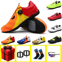 Zapatos de Ciclismo de carretera para hombre y mujer, zapatillas deportivas antideslizantes para Triatlón 2024 - compra barato