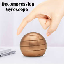38mm Finger Toys Desktop Decompression Rotating Spherical Gyroscope Office Desk Fidget Toys Optical Illusion Flowing Adult Gifts 2024 - buy cheap