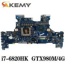 G701VI MB._0M/I7-6820HK GTX980M/8GB Video G701VI  Laptop Motherboard For Asus G701 G701V G701VI Mainboard 100% Teste OK 2024 - buy cheap