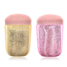 1Pcs Professional Flat Makeup Brush Bronzer Cosmetic Glitter Brush Makeup Tools Kit Powder Face Blush Brush 2024 - buy cheap