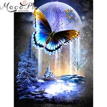 Butterfly Diamond Painting Full Drills Diamond Embroidery Handmade DIY Canvas Mosaic of Rhinestone Christmas Gift Home Decor 2024 - buy cheap