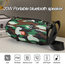 TG Bluetooth Speaker Portable Outdoor Loudspeaker Wireless Mini Column 3D 20W Stereo Music Surround Support FM TFCard Bass Box 2024 - buy cheap