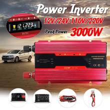 KROAK Car inverters  12V 220V 3000W Solar Power Inverter SDR 4 LCD Display Modified Sine Wave Inverter 12V/24V To 110V/220V 2024 - buy cheap