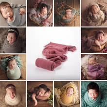 Jane Z Ann Baby Photo Wraps Studio Shoot, качественная хлопковая пузырьковая пряжа, эластичная ткань для упаковки, корзина, наполнитель 40x180 см 2024 - купить недорого