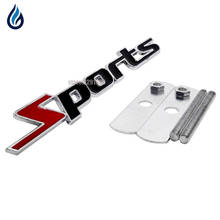 Emblema de rejilla delantera de coche deportivo 3D, pegatinas de insignia, accesorios de estilo para Audi, BMW, Mercedes Benz, toyota, ford, honda y Chevrolet 2024 - compra barato