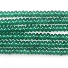 3x6mm Green agates Rondelle Loose Beads 15" For DIY Jewelry Making ,We provide mixed wholesale for all items ! 2024 - buy cheap