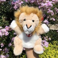 23cm cartoon animal hand puppet lion infant finger plush toy child parent-child storytelling props for baby gifts 2024 - buy cheap