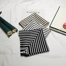 Lenço retrô feminino estilo coreano, 70*70cm, pequeno, simples, quadrado, cachecol para mulheres 2024 - compre barato