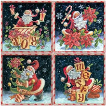 EverShine 5D DIY Diamond Embroidery Christmas Picture Rhinestones Diamond Painting Santa Claus Cross Stitch Cartoon Mosaic Kits 2024 - buy cheap