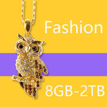 8gb 16gb Owl Crystal Cute Jewelry Usb Flash Drive 32gb 64gb Cute Lovers Gift Pen Drive Pendrive 128gb USB Stick 1TB 2TB 2.0 Key 2024 - buy cheap