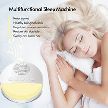 Máquina branca do sono do ruído built-in 6 calmante som suave respiração luz 15/30/60 sincronismo inteligente para pessoas de todas as idades 2024 - compre barato