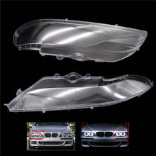 1 Pcs or 1 Pair Car Cover Shell Headlight Glass Lens Headlamp Light Cover Lens Kit Fit for Bmw 5 Series E39 518 520 523 528 530 2024 - buy cheap