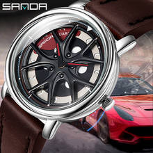 Wheel Rim Hub Watches for Men New Design Sports Car Rim Hub Men's Watch Stainless Steel Waterproof Creative Relogio Masculino 2024 - buy cheap