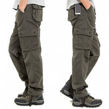 2022 Mens Tactical Cargo Pants Male Loose Casual Pants Men Trousers Army Military Combat Pants for Men Calca Tatica Masculina 2024 - buy cheap