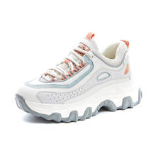 2021 chunky tênis para mulher plataforma vulcanize sapatos brancos sapatos casuais moda respirável pai sapatos senhoras tênis 39 2024 - compre barato