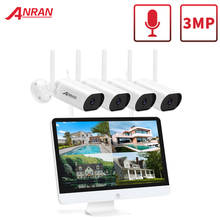 ANRAN 15-Inch Wireless Monitor NVR Kit 3MP Security Surveillance Camera System Wifi Audio CCTV Camera Set Outdoor Camera System 2024 - buy cheap