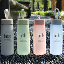 Simple Korean Water Bottle Frosted Proof Seal Kettle Flask Outdoor Shaker Sport Drinkware Cup Portable Water Bottles For Girls 2024 - buy cheap
