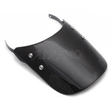 ABS Motorcycle Wind Deflector Headlight Protector Fairing Windshield Windscreen+Metal Bracket For Royal Enfield Classic 500cc 2024 - buy cheap