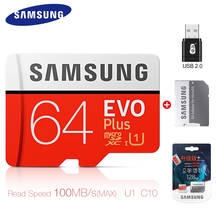 SAMSUNG EVO PLUS 32GB 64GB 128GB microSD Cards Memory Card U1/U3 microSD 256GB TF/SD Flash Card Micro SD Card 4K 100MB/s 2024 - buy cheap