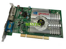 Высокое качество для nVIDIA GeForce FX5500 FX5200 256M 128 бит DDR PCI VGA + S-VIDEO + DVI видеокарта 2024 - купить недорого