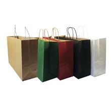 Bolsas de papel multifunción con mango, suministros para fiesta, Horizontal, paquete de regalo, 42x31x13cm, 20 unidades por lote 2024 - compra barato