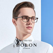 BOLON Square Glasses Frame Men Optical Acetate Black Eyeglasses Frame RX-able Formal Man Glasses Spectacles BJ3056 2024 - buy cheap