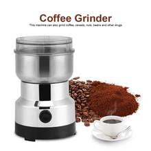 Electric Coffee Bean Milling Machine Stainless Steel Coffee Bean Grinder Home Coffee Grinding Tools 220V EU Plug Molinillo Cafe 2024 - buy cheap