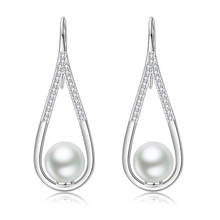 Vintage Gold Crystal Pearl Earrings For Women Jewelry Trend Girls Silver 925 Earring New Water Drop Piercing Accessories Charms 2024 - buy cheap
