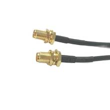 1pc  New SMA Female Jack Nut To RP-SMA Female Jack Nut Connector RG174 Coaxial Cable 20CM 8" Adapter Wholesale 2024 - buy cheap